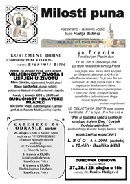 Župni listić 6 - 2014